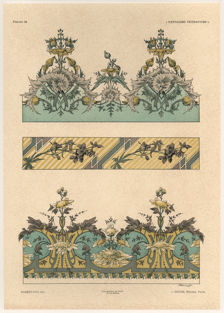 Floral Patterns, Plate 44 from 