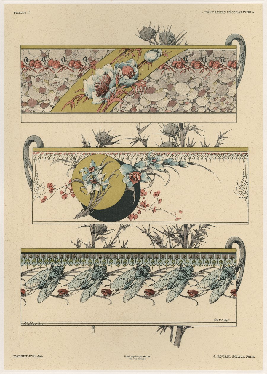 Flowers and Flies, plate 11 from 