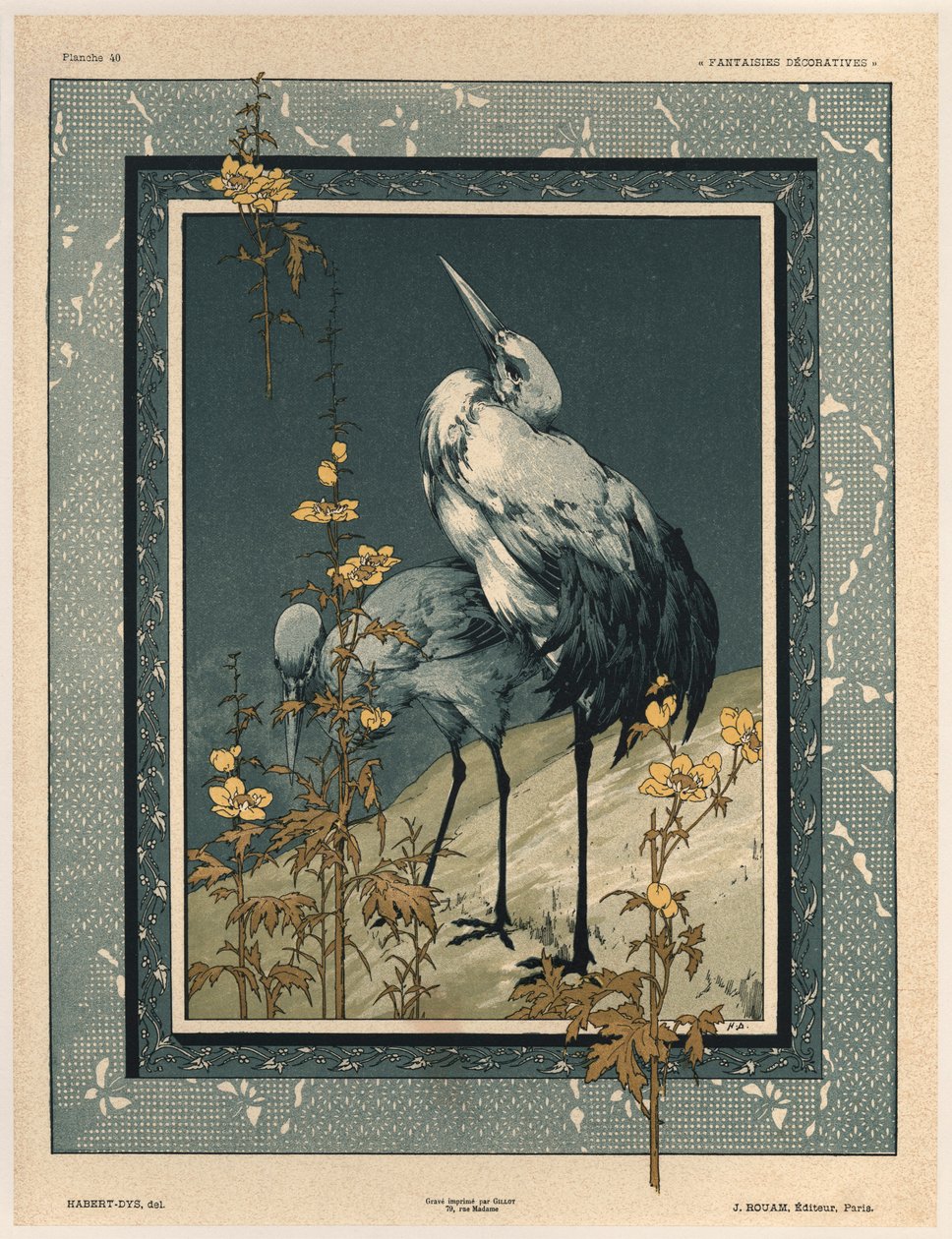Storks, plate 40 from 