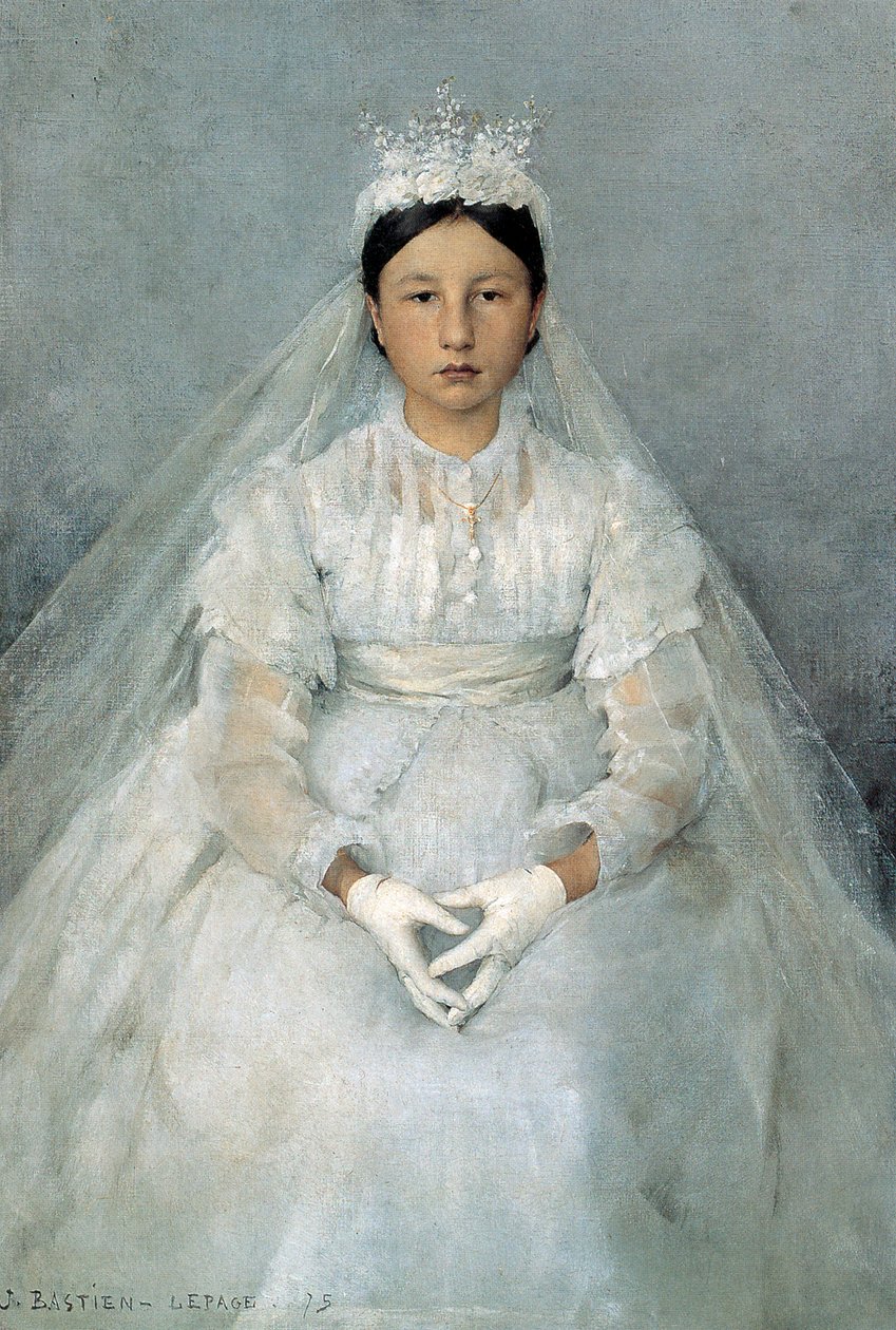 The Communicant by Jules Bastien Lepage: Fine art print
