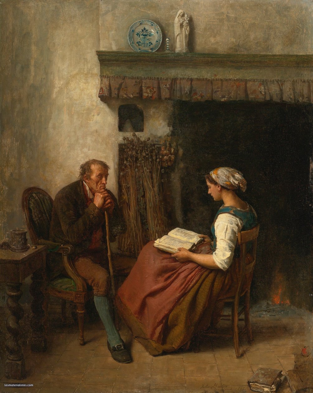 The Reading by Jules Breton