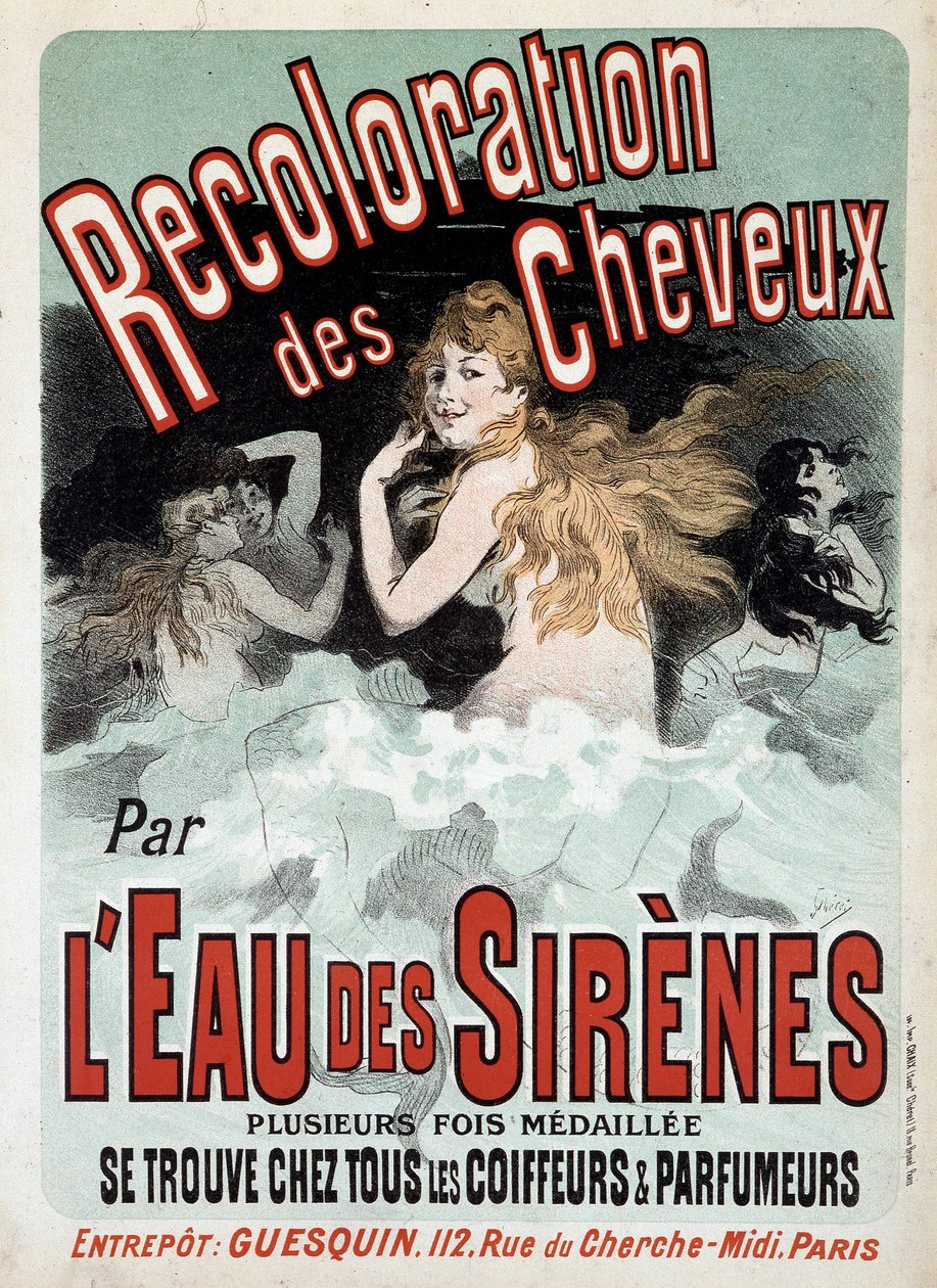 Naked women in clouds - advertisement for 