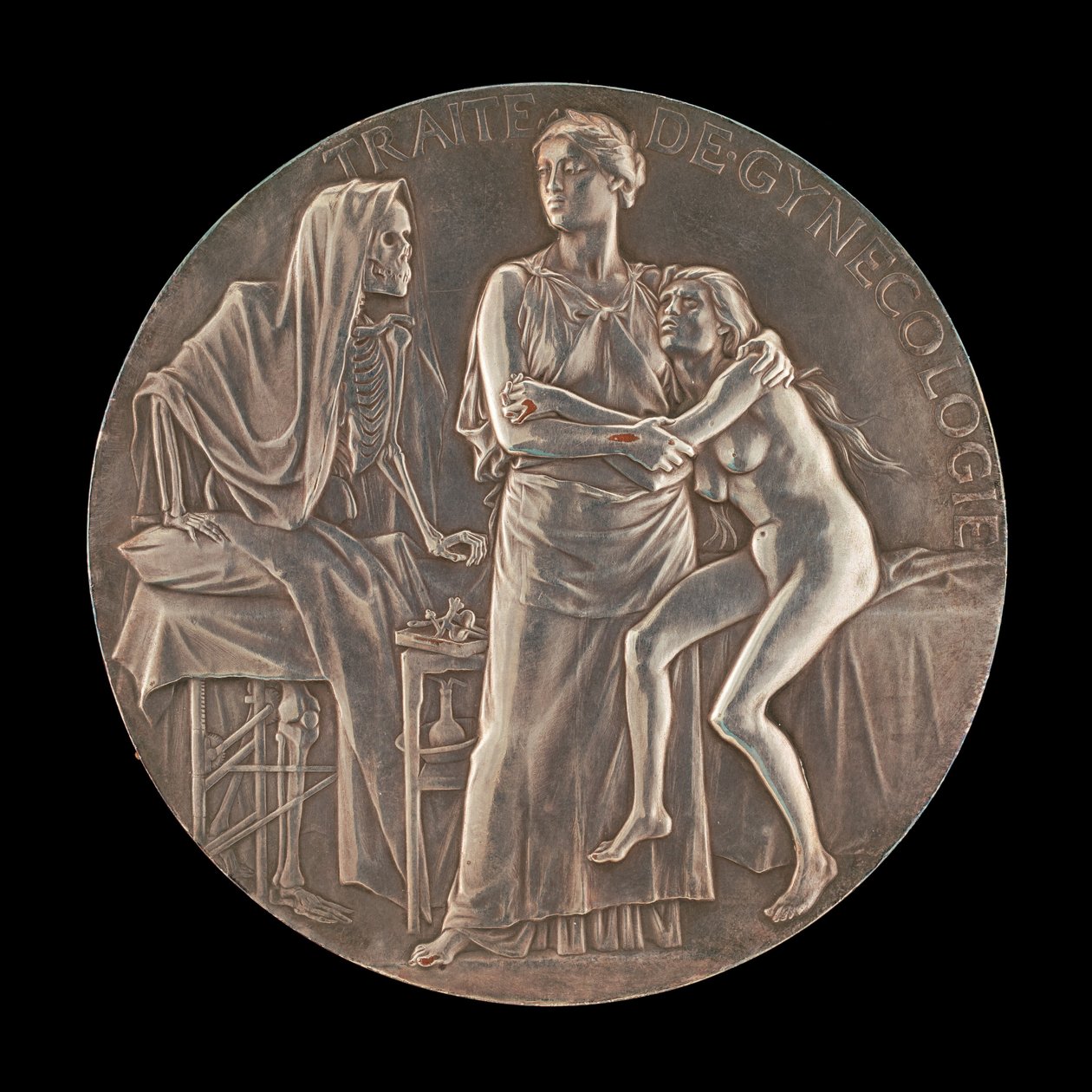 Allegory of the Fight Against Death [reverse] by Jules Clement Chaplain