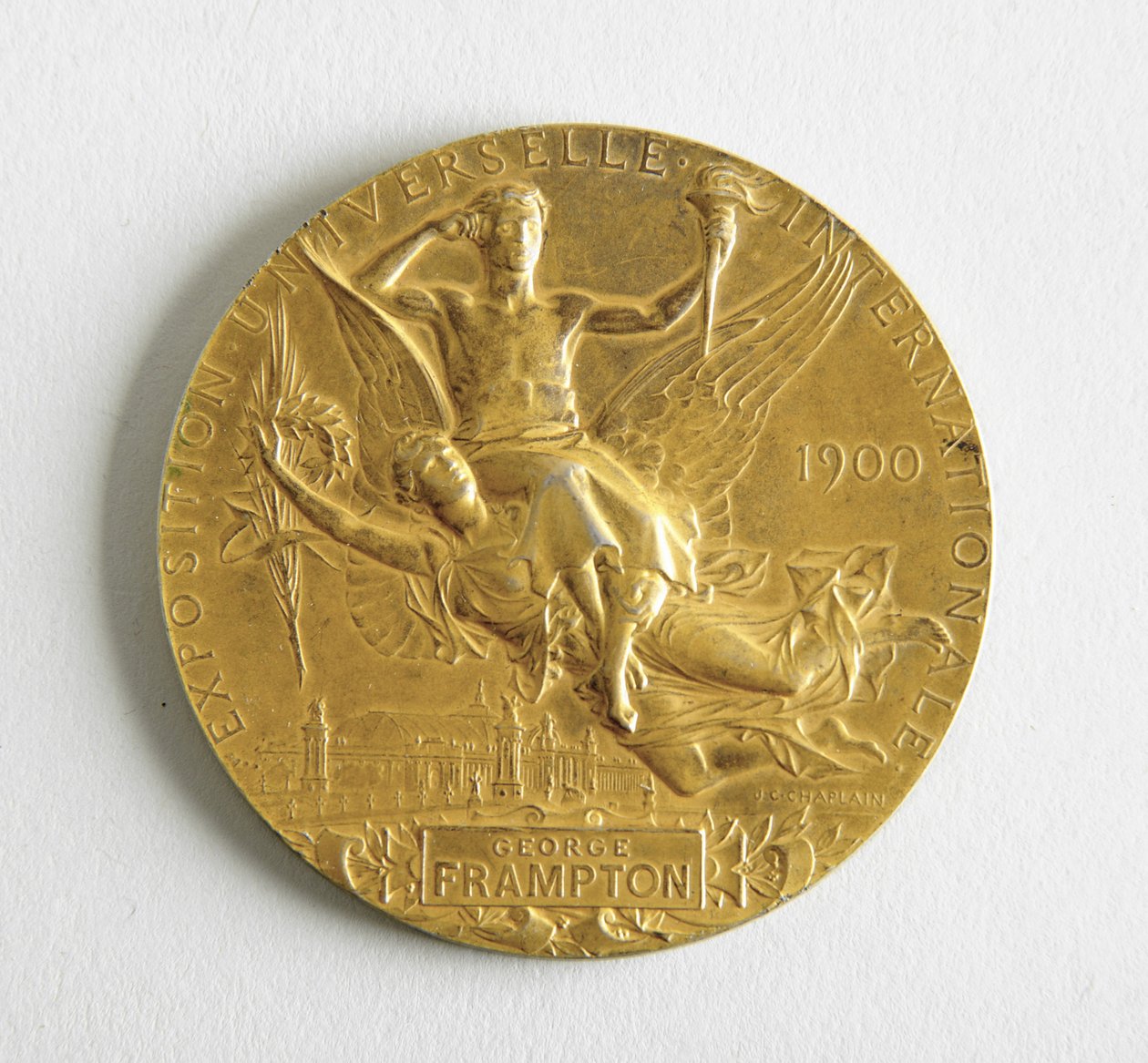 Exposition Universal Internationale, Paris (Medal awarded to George Frampton) by Jules Clement Chaplain