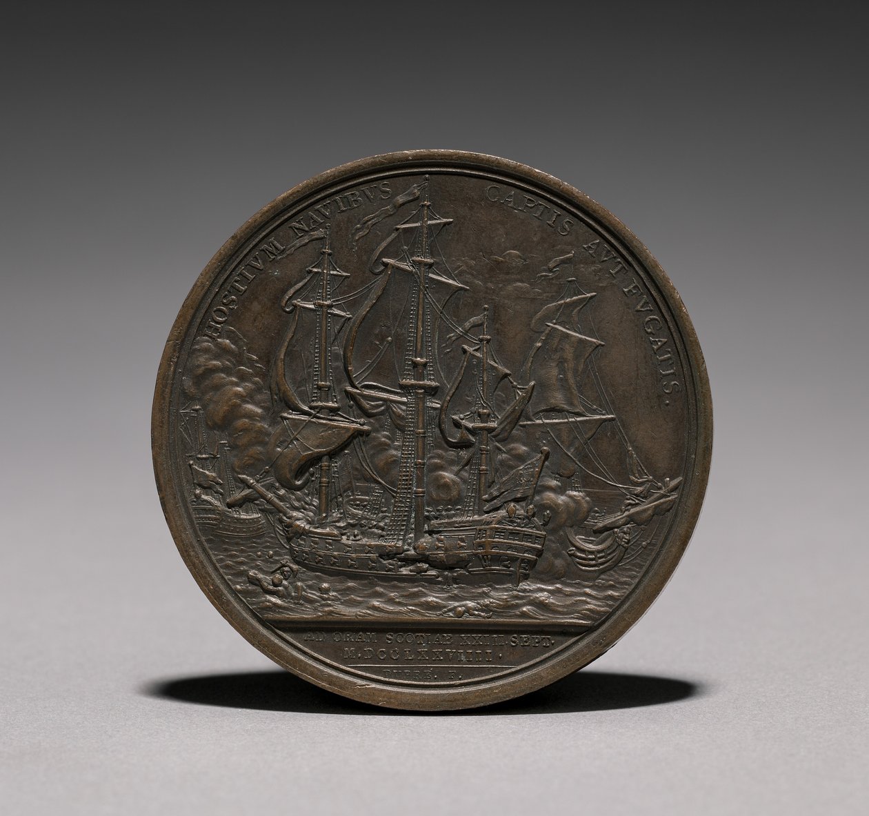 Medal: John Paul Jones Reverse by Jules Dupré