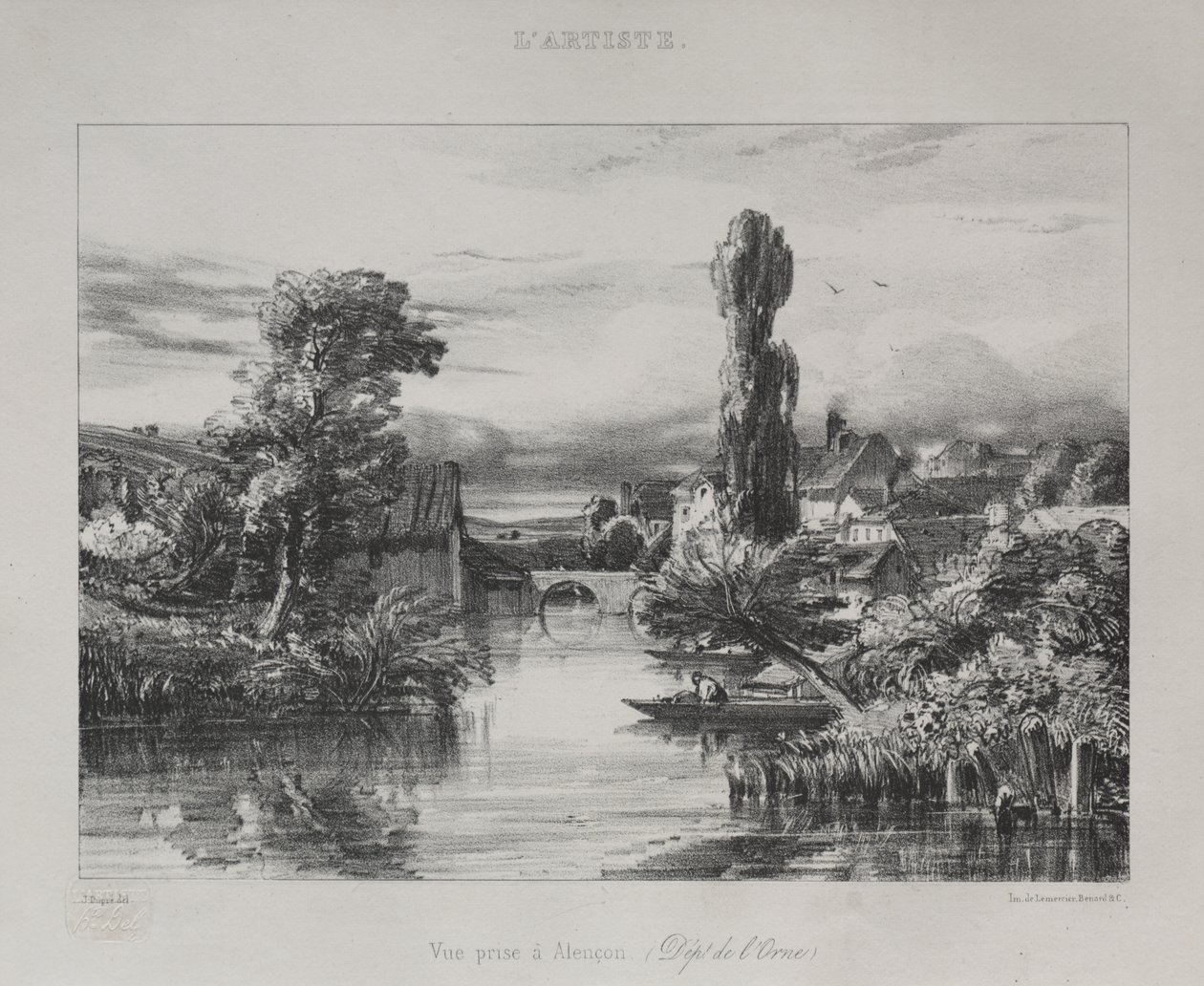 View near Alençon by Jules Dupré