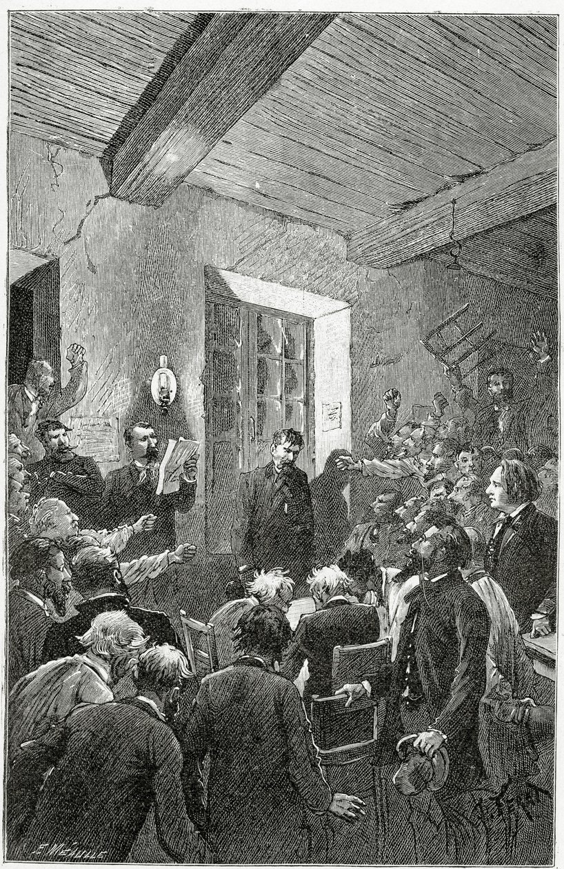 L’Espion Hubert - Illustration from Choses Vues by Jules Ferat