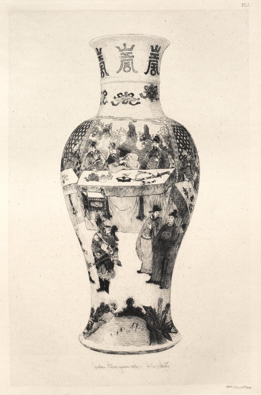 History of the Ceramic Art: A Descriptive and Philosophical Study of the Pottery...Plate II by Jules Ferdinand Jacquemart