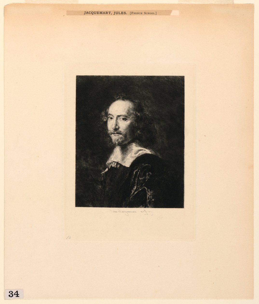Portrait of a Man by Jules Ferdinand Jacquemart