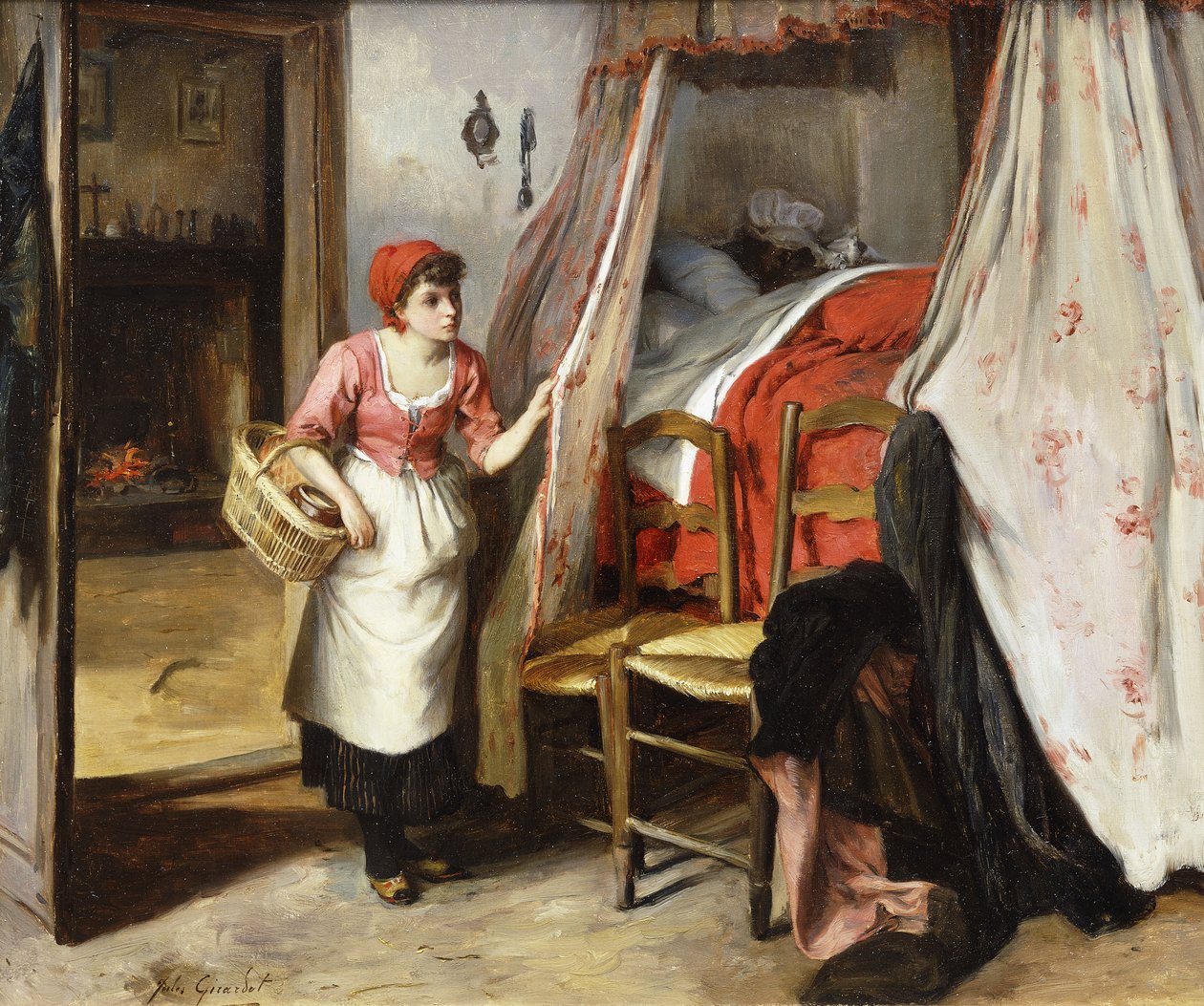 Little Red Riding Hood by Jules Girardet