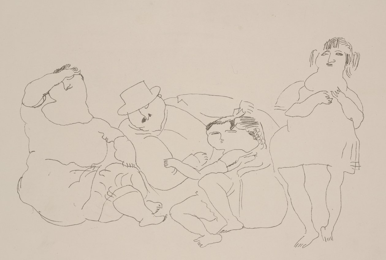 Family, c.1923-25 by Jules Pascin