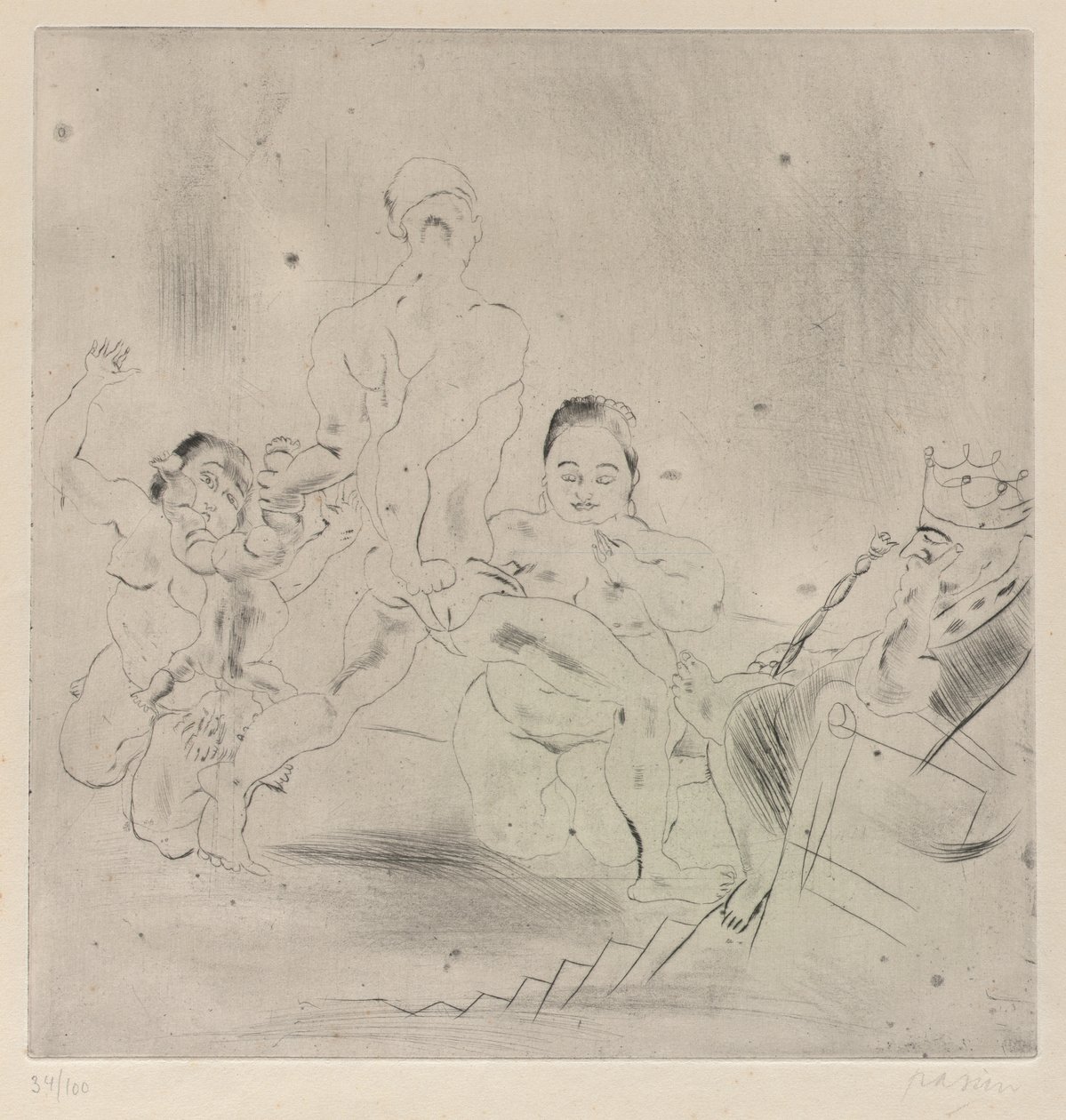 The Judgment of Solomon by Jules Pascin