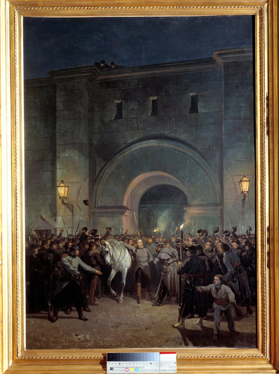 Delivrance of the prisoners of Mazas on 21 January 1871 by Jules and Guiaud Jacques  Didier