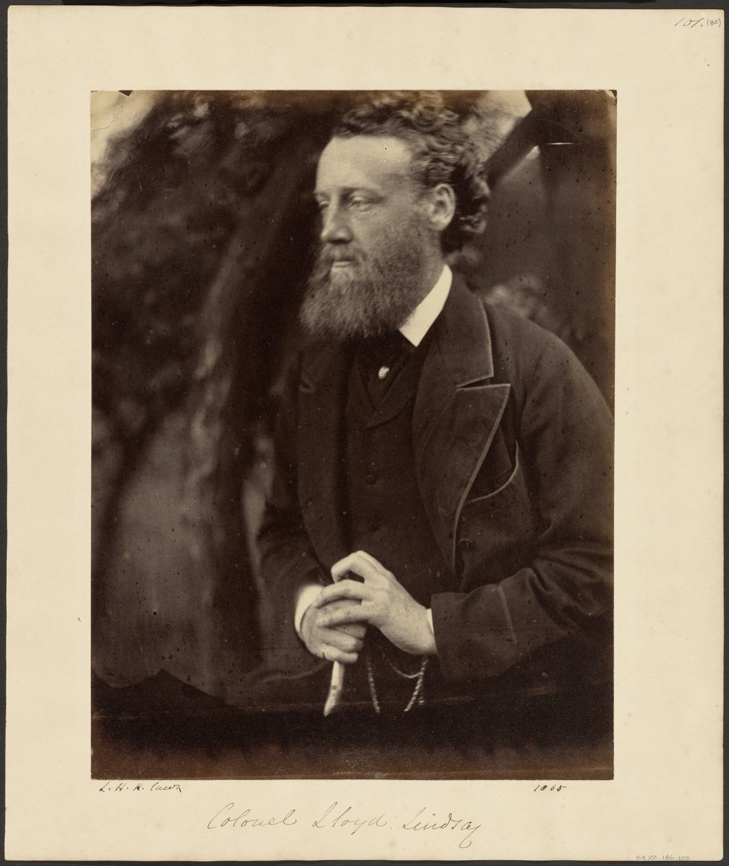 Colonel Lloyd Lindsay by Julia Margaret Cameron