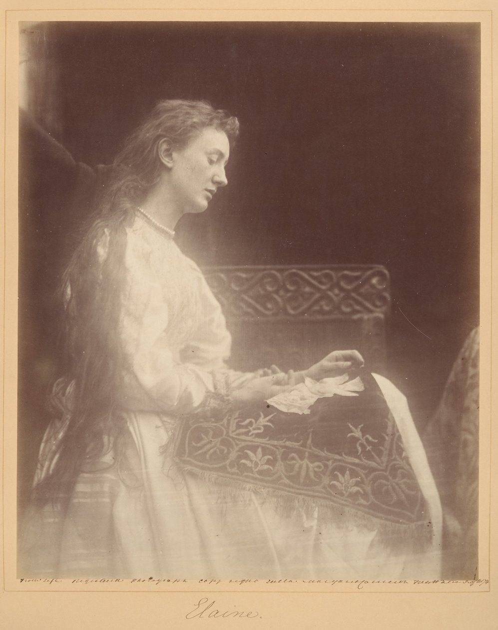 Elaine by Julia Margaret Cameron