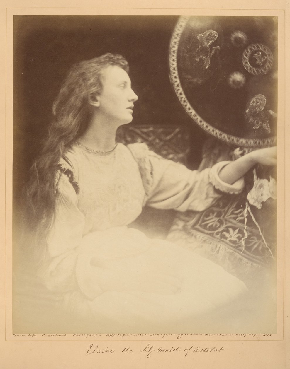 Elaine the Lily - Maid of Astolat by Julia Margaret Cameron