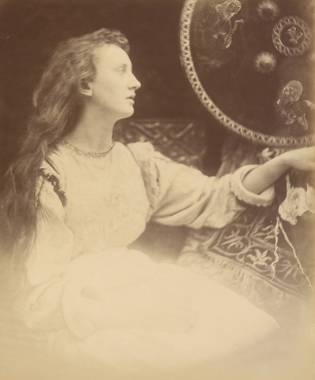 Elaine the Lily - Maid of Astolat, 1874 by Julia Margaret Cameron