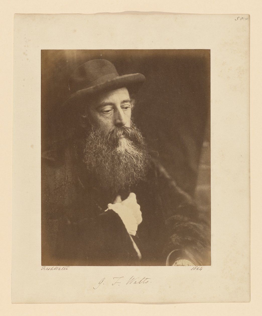 G.F. Watts by Julia Margaret Cameron