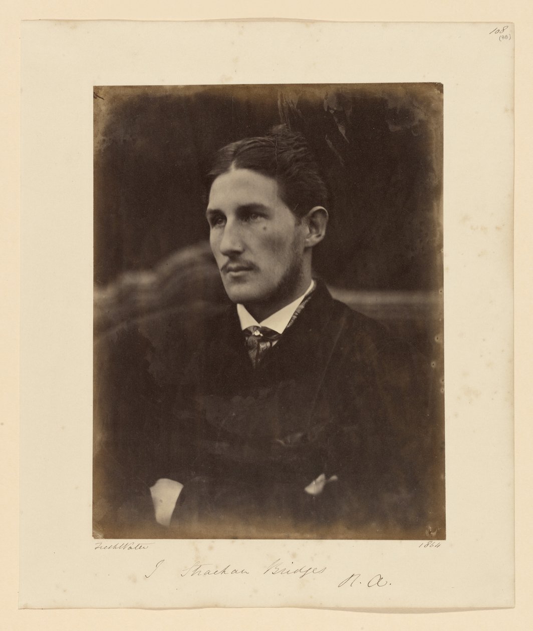 J. Strachan Bridges, R.A. by Julia Margaret Cameron