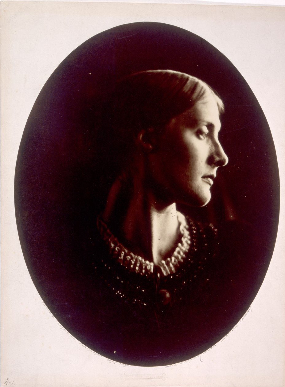 Julia Jackson in Profile by Julia Margaret Cameron