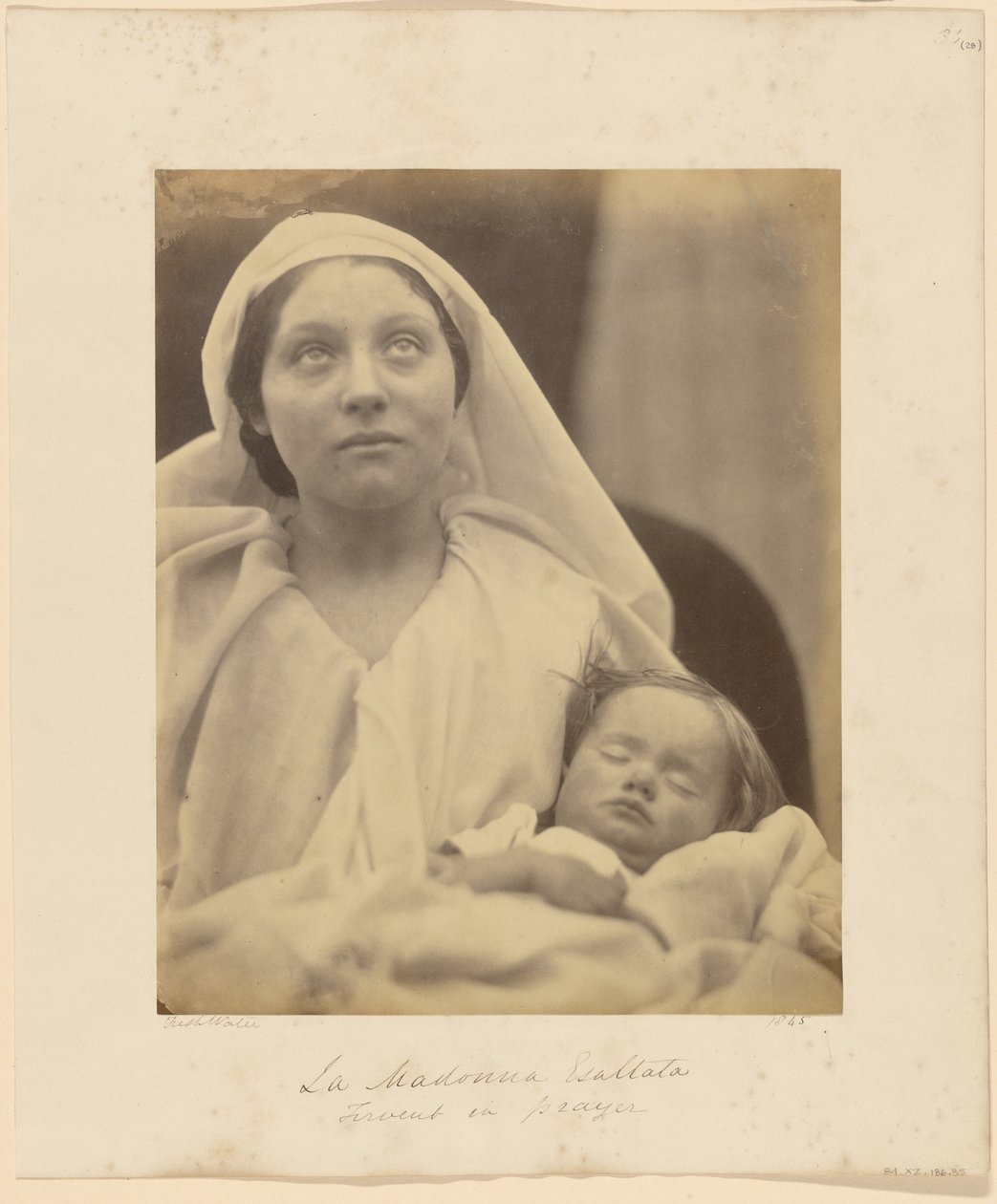 La Madonna Esaltata by Julia Margaret Cameron