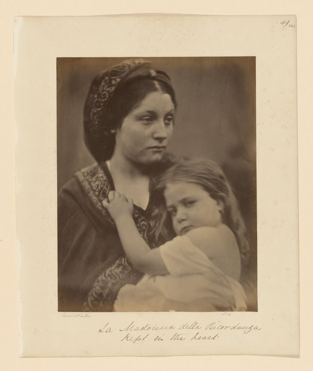The Madonna of Remembrance by Julia Margaret Cameron