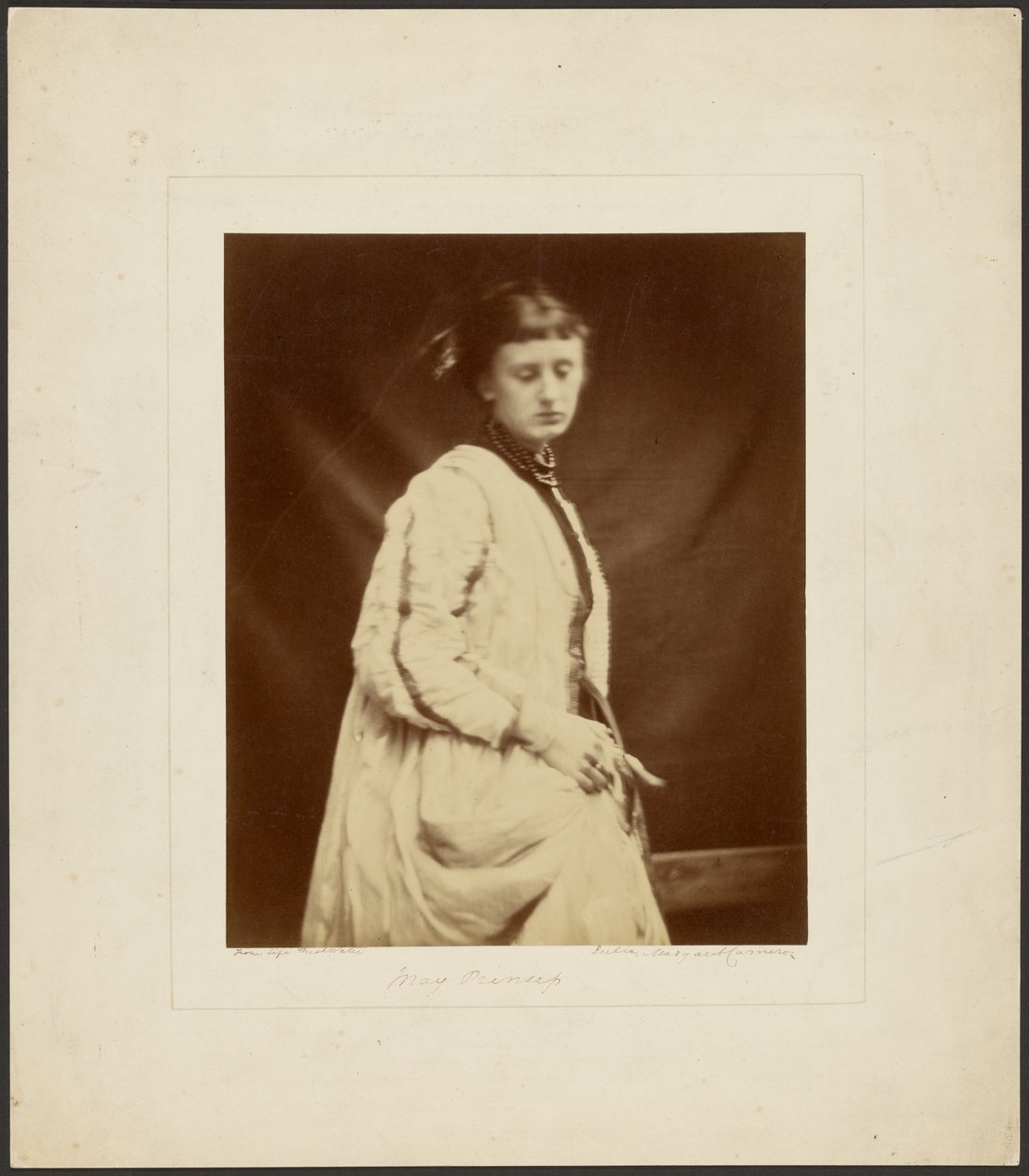May Prinsep by Julia Margaret Cameron