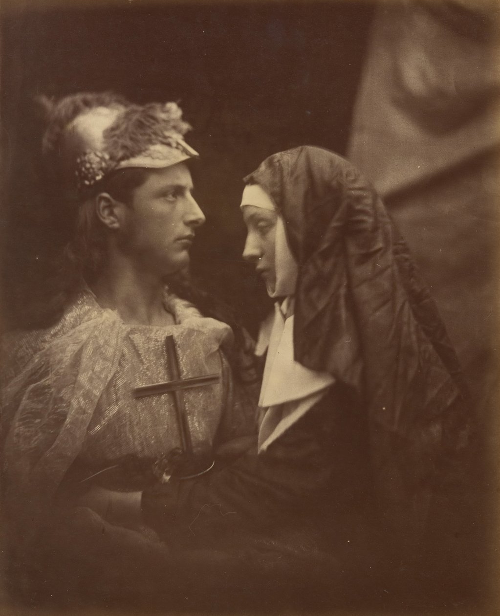 Sir Galahad and the Pale Nun by Julia Margaret Cameron