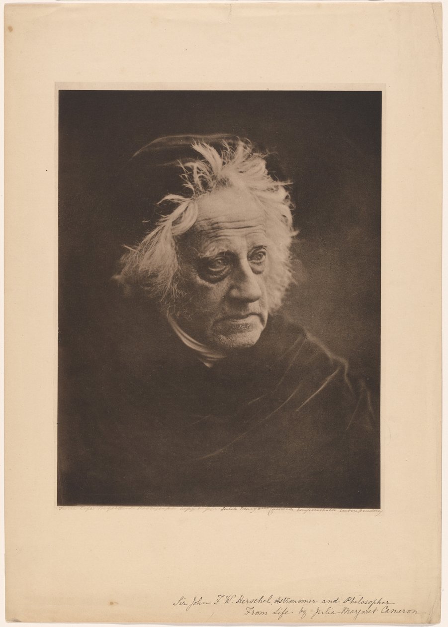 Sir John F.W. Herschel by Julia Margaret Cameron