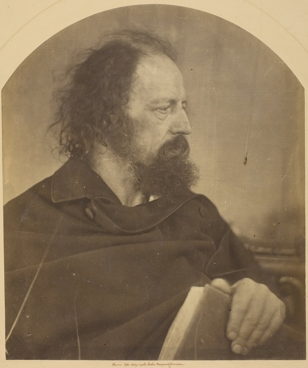The Dirty Monk, Alfred Tennyson by Julia Margaret Cameron