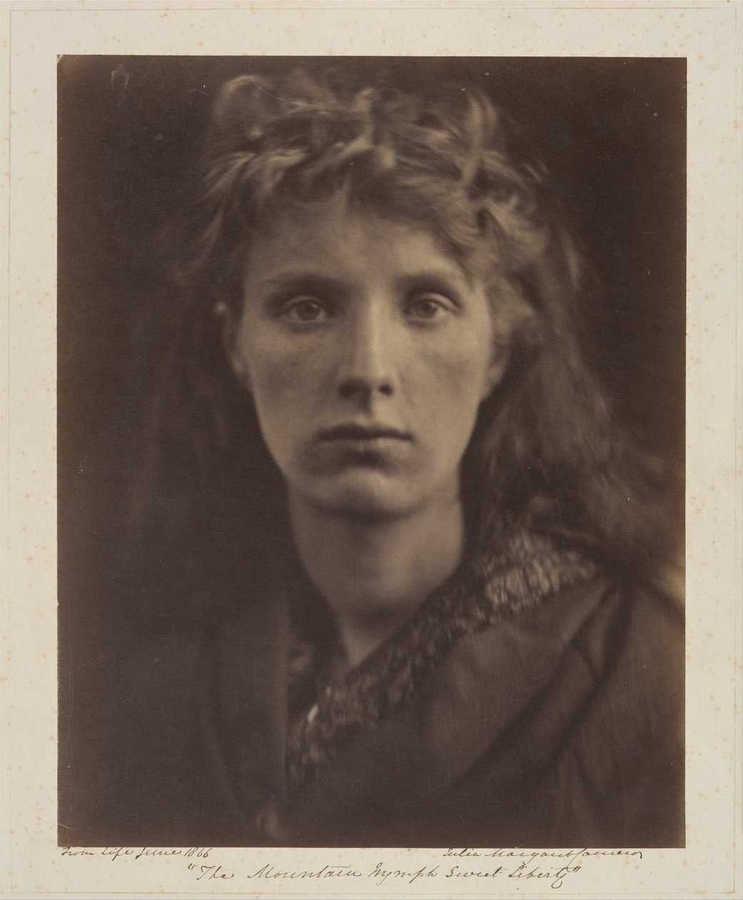 The Mountain Nymph Sweet Liberty by Julia Margaret Cameron