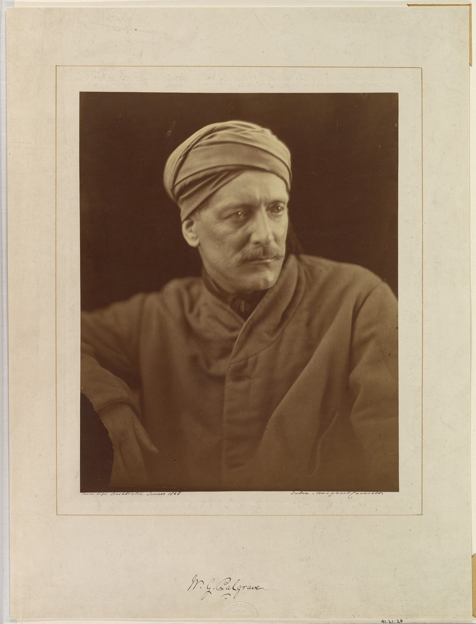 William Gifford Palgrave by Julia Margaret Cameron