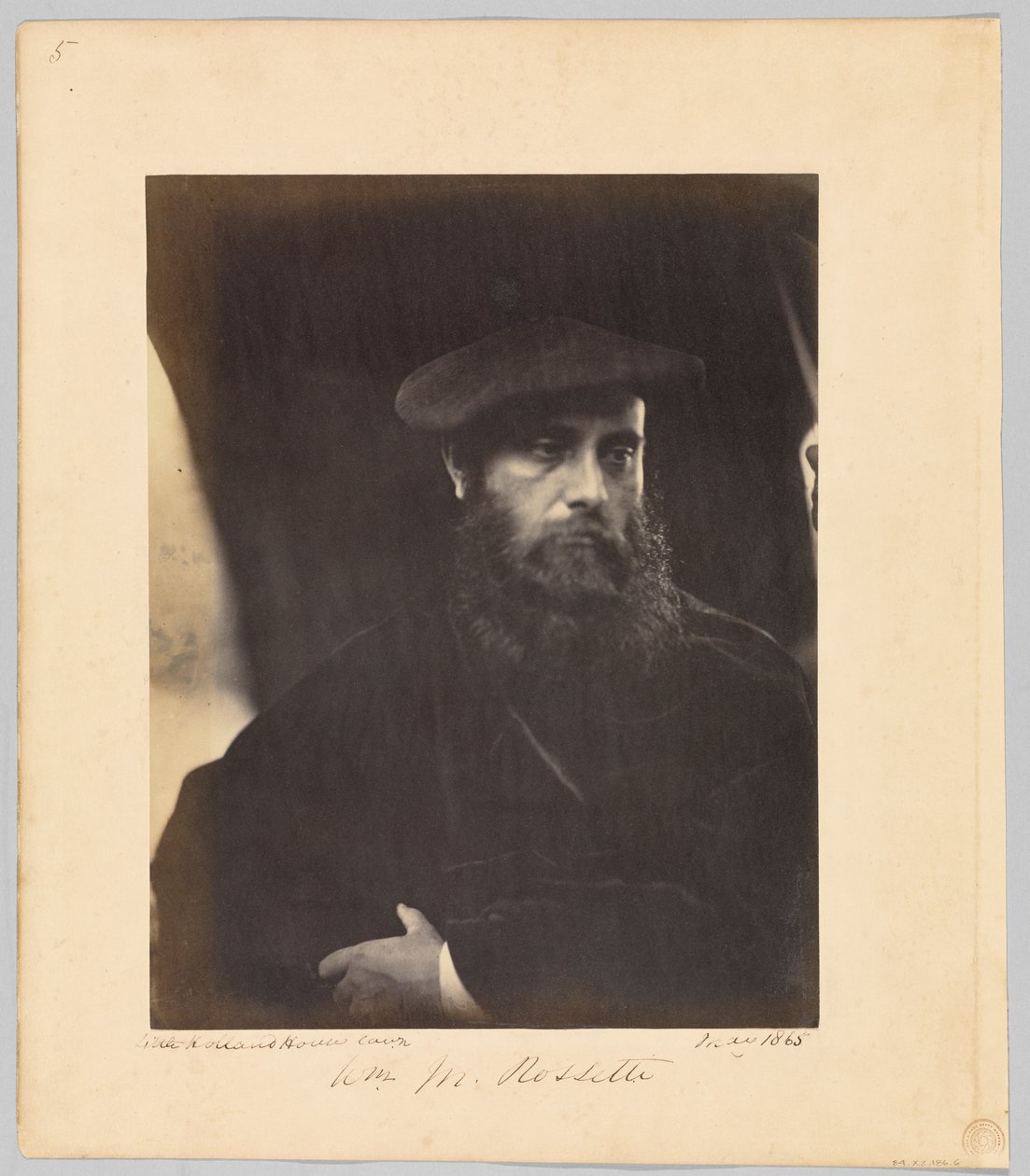 William M. Rossetti by Julia Margaret Cameron