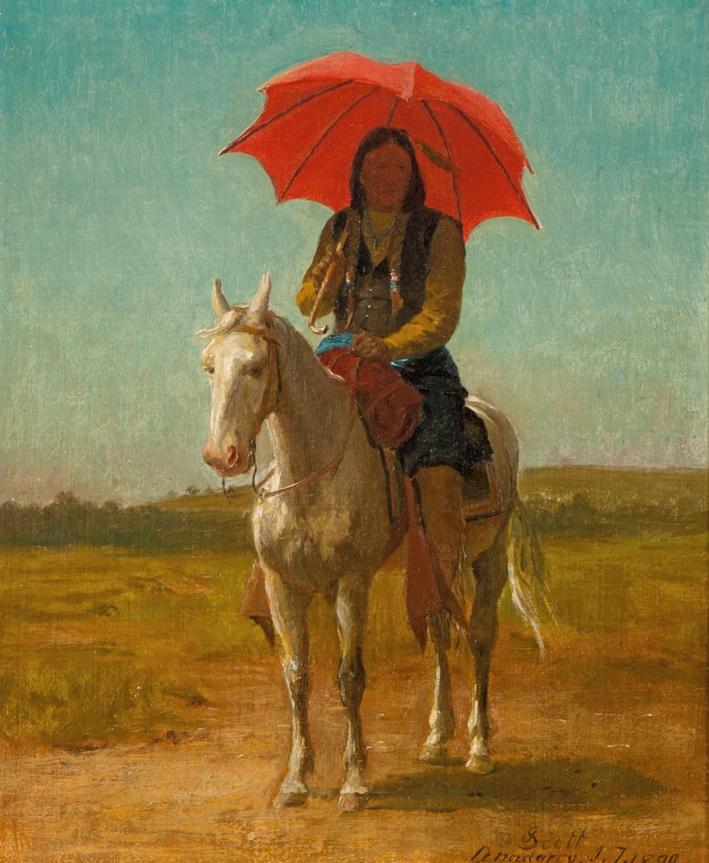 Horseman, Anadarko, Oklahoma, 1890 by Julian Scott