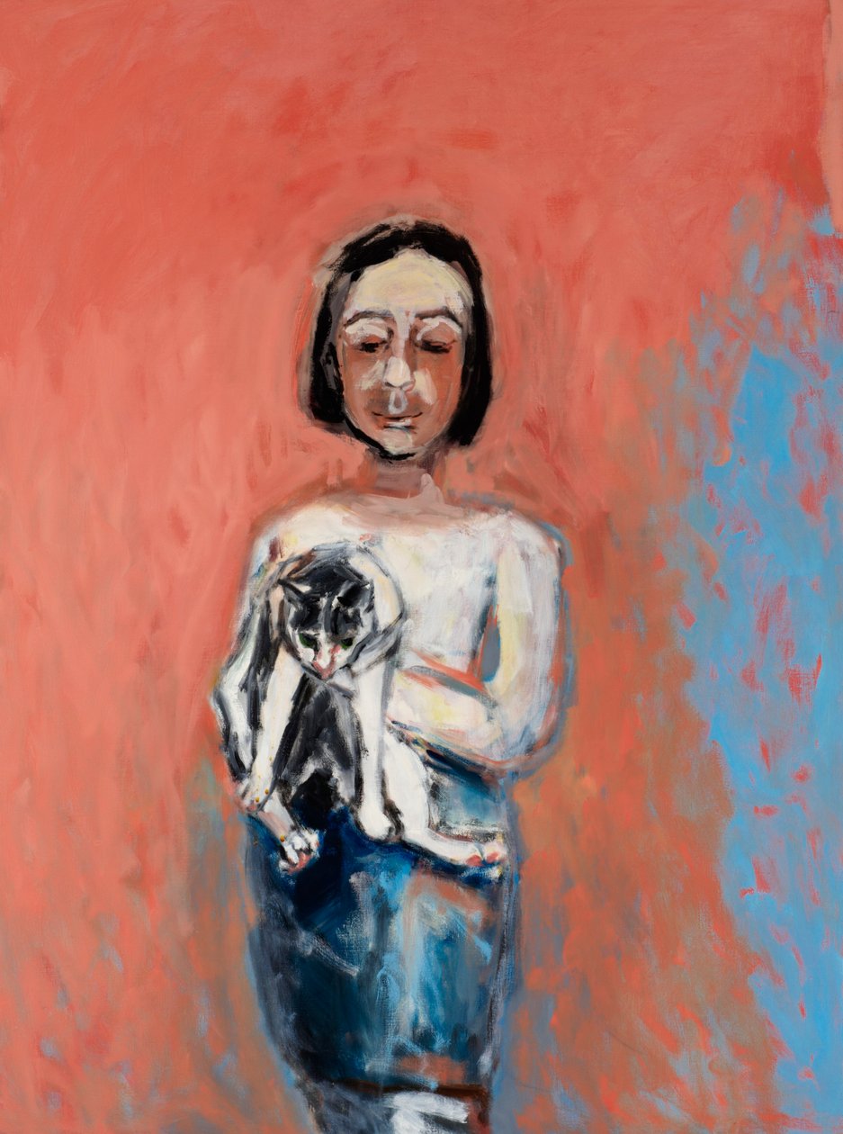 Girl with a Cat, 2000 by Julie Held