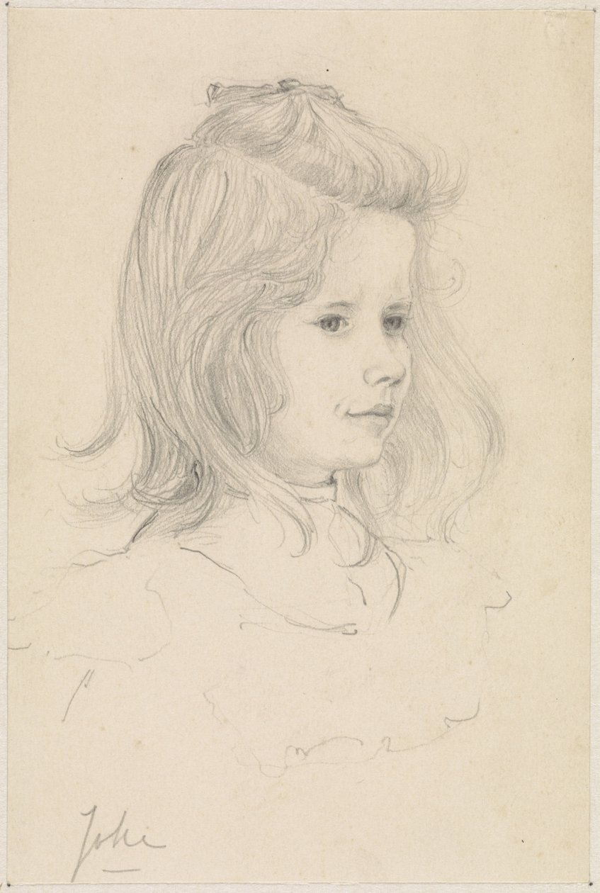 Portrait of a Girl Named Joke by Julie de Graag