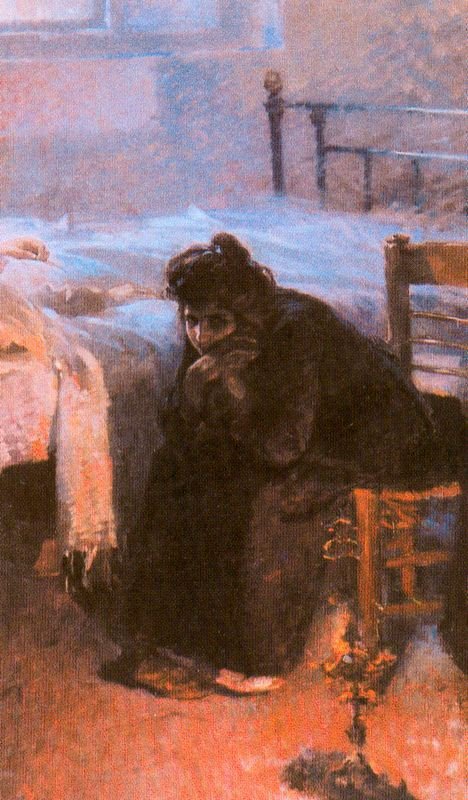 Hours of Anguish by Julio Romero de Torres