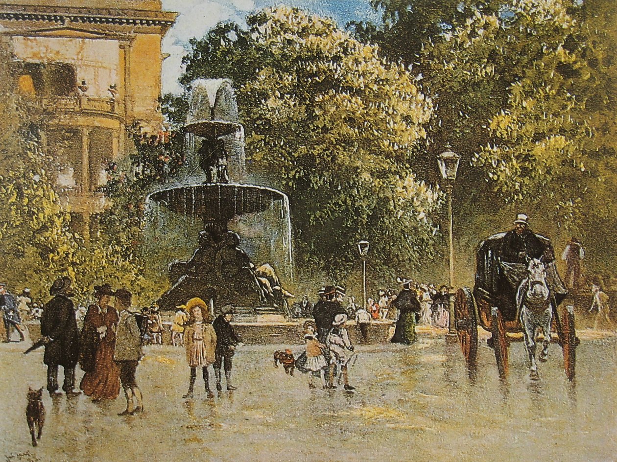 Kemperplatz, Old Berlin, 1889 by Julius Jacob