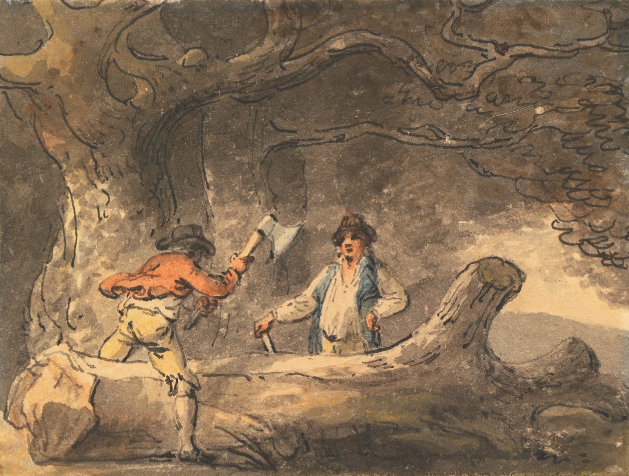 Squared by Julius Caesar Ibbetson