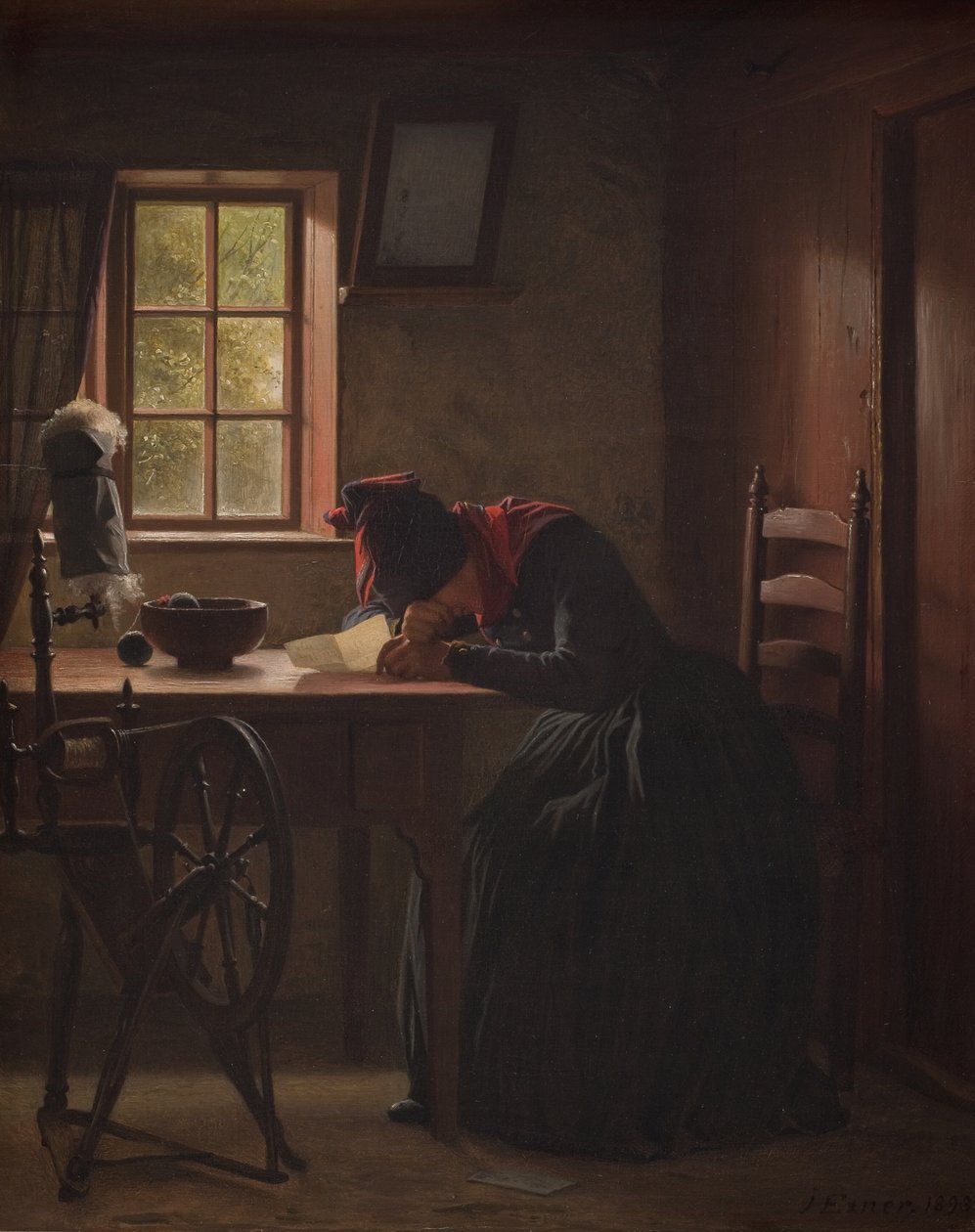 A Telegram by Julius Exner