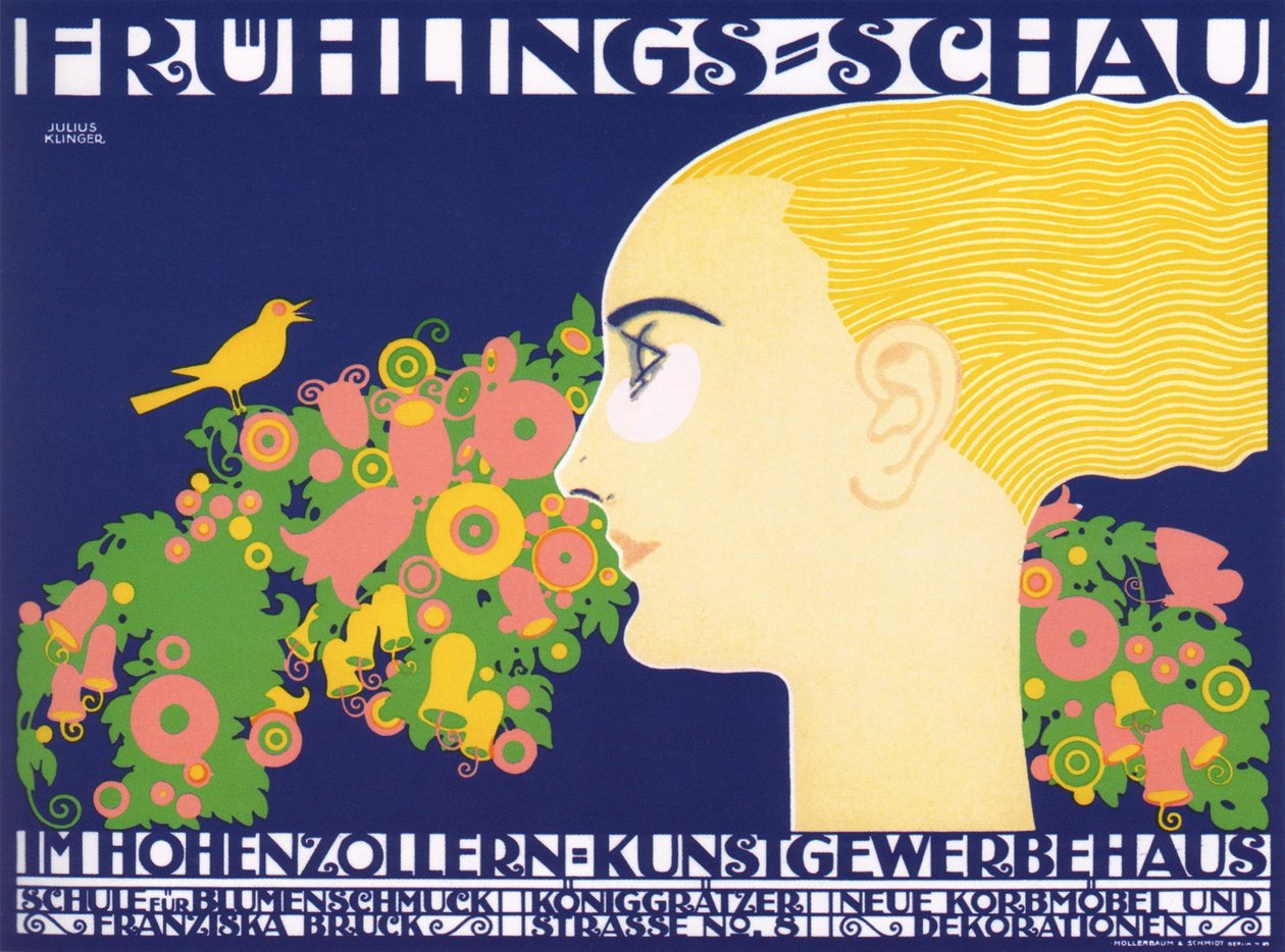 Spring Exhibition, 1914 by Julius Klinger