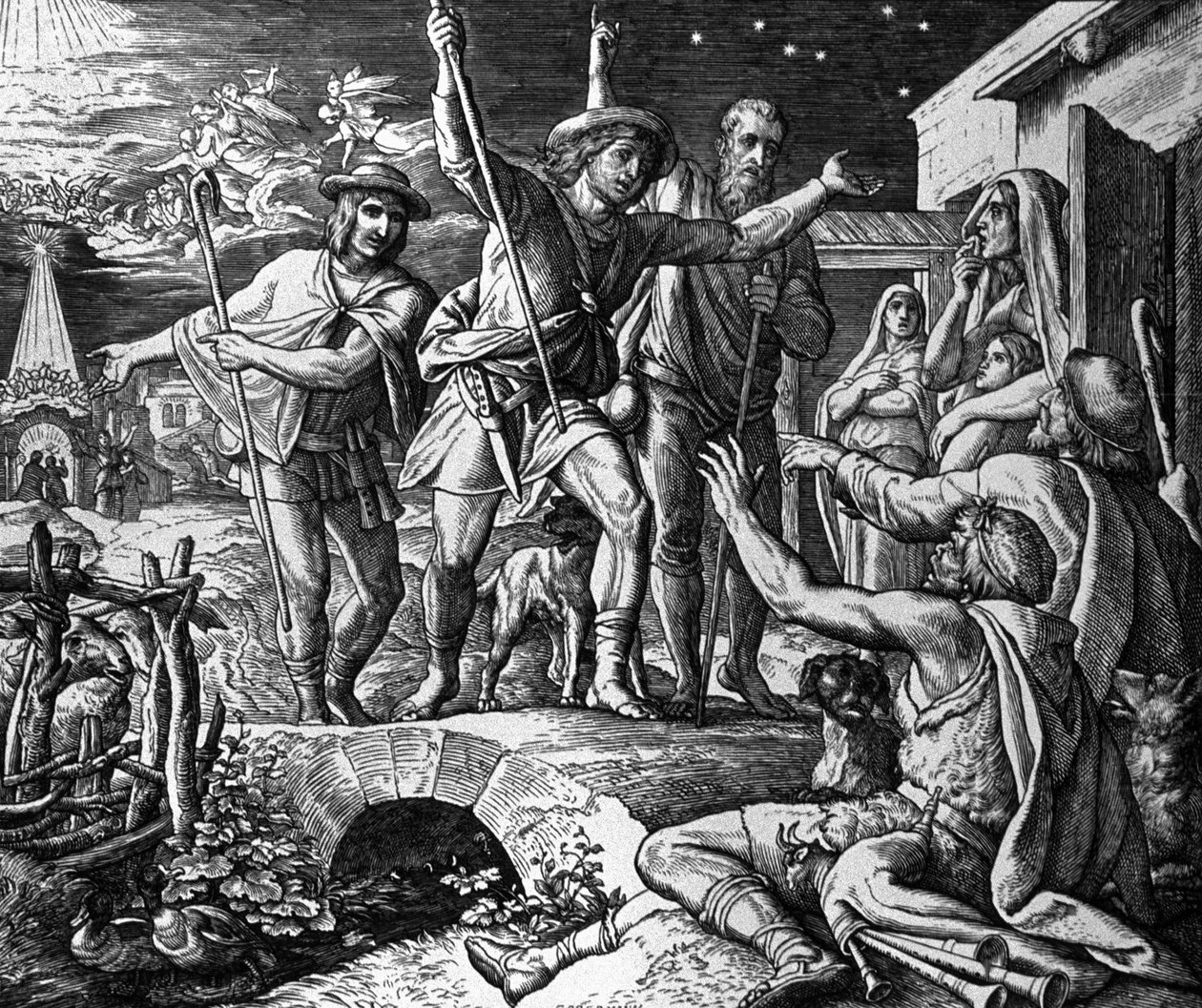 Adoration of the Shepherds by Julius Schnorr von Carolsfeld