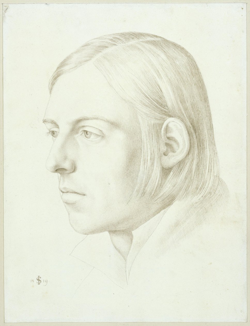 Portrait of Scheffer von Leonardshoff by Julius Schnorr von Carolsfeld