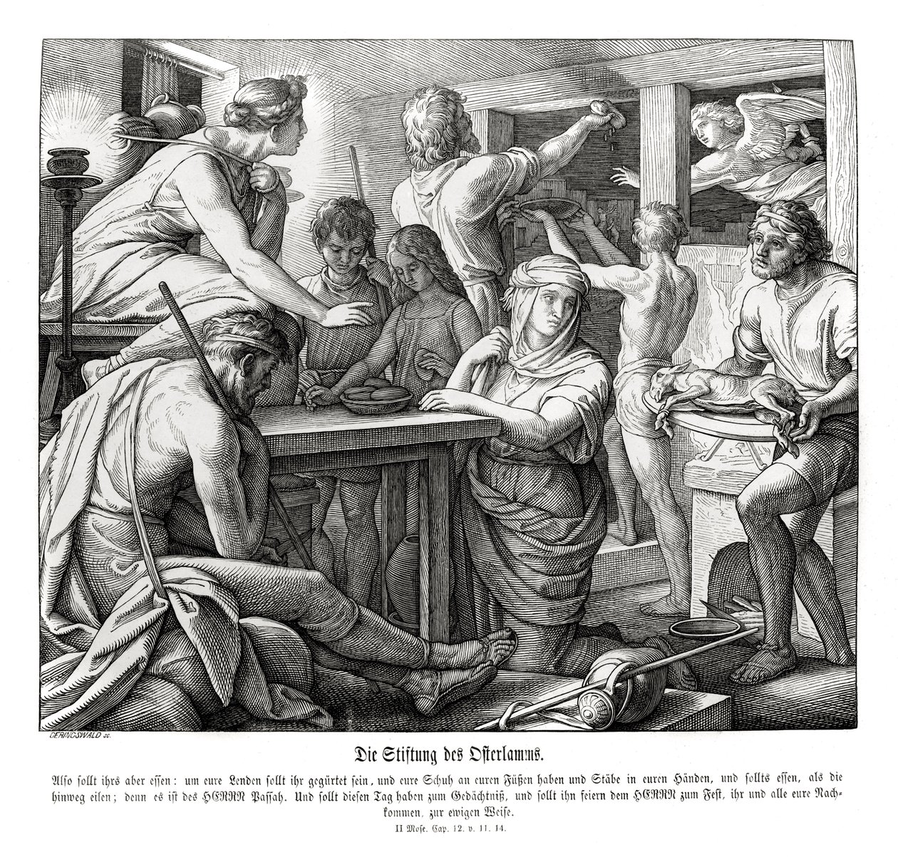 Passover, Exodus by Julius Schnorr von Carolsfeld