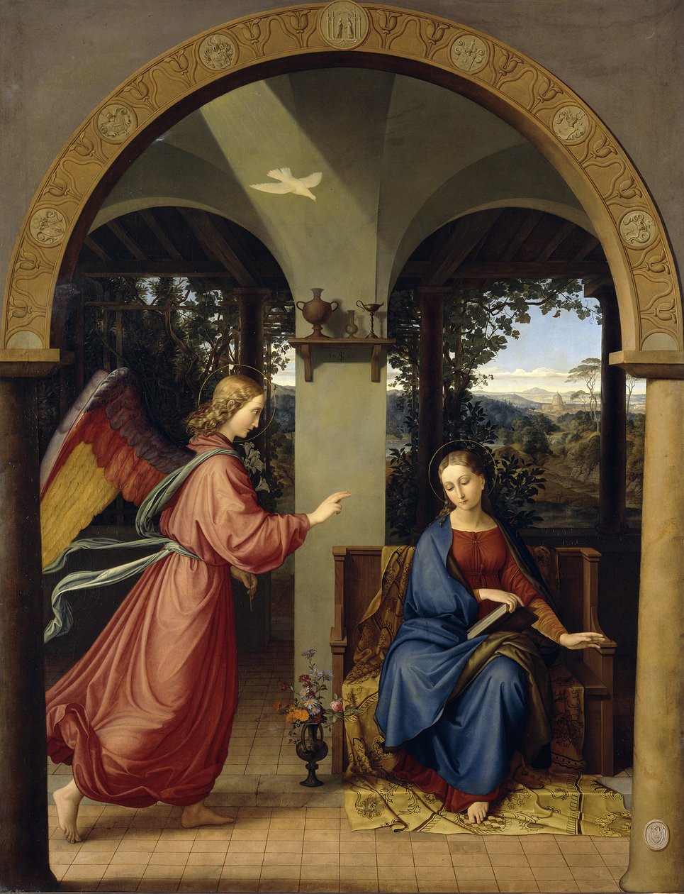 Annunciation by Julius Schnorr von Carolsfeld