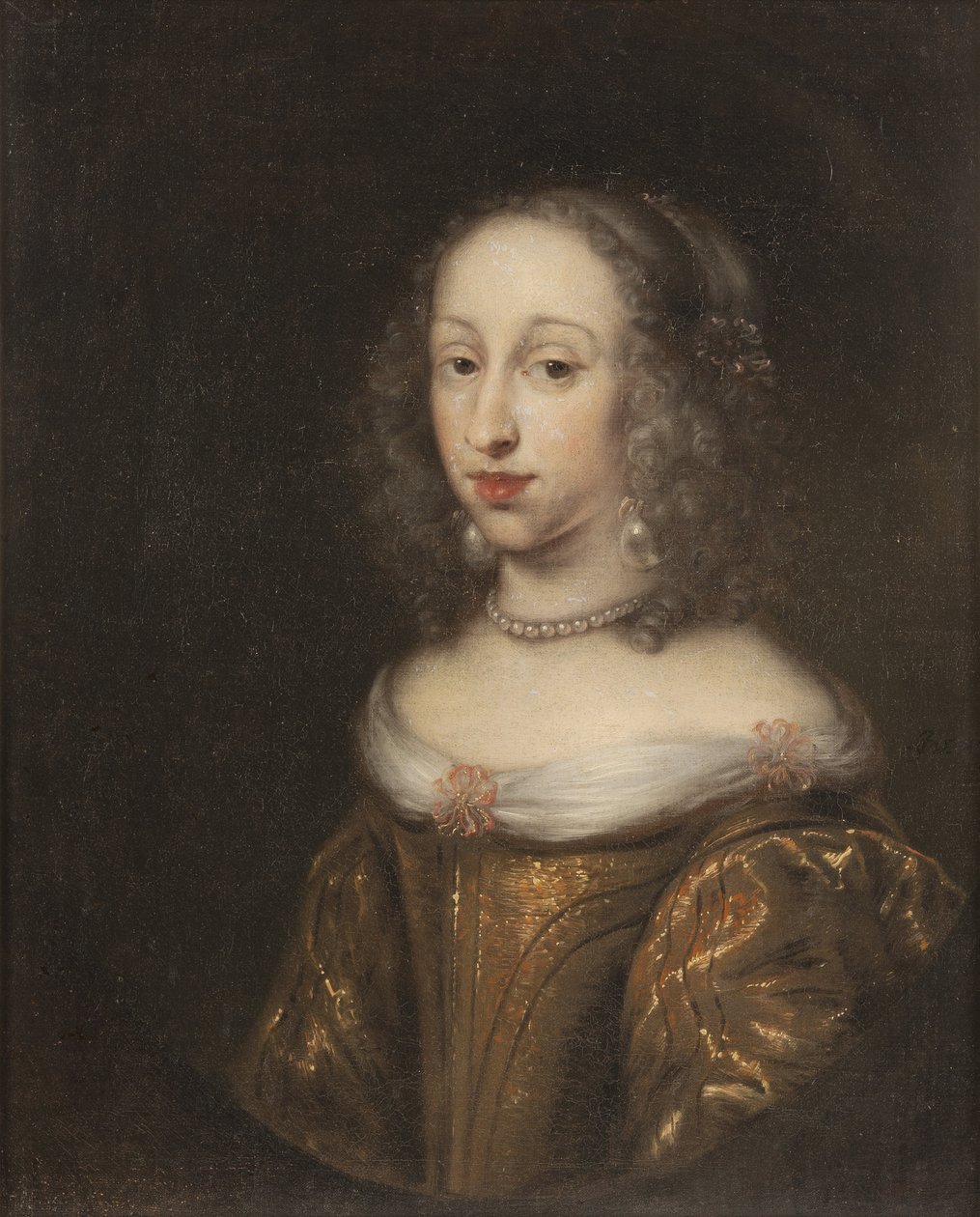 Portrait of Princess Anna Dorothea of Holstein-Gottorp (1640-1713) by Jürgen Ovens