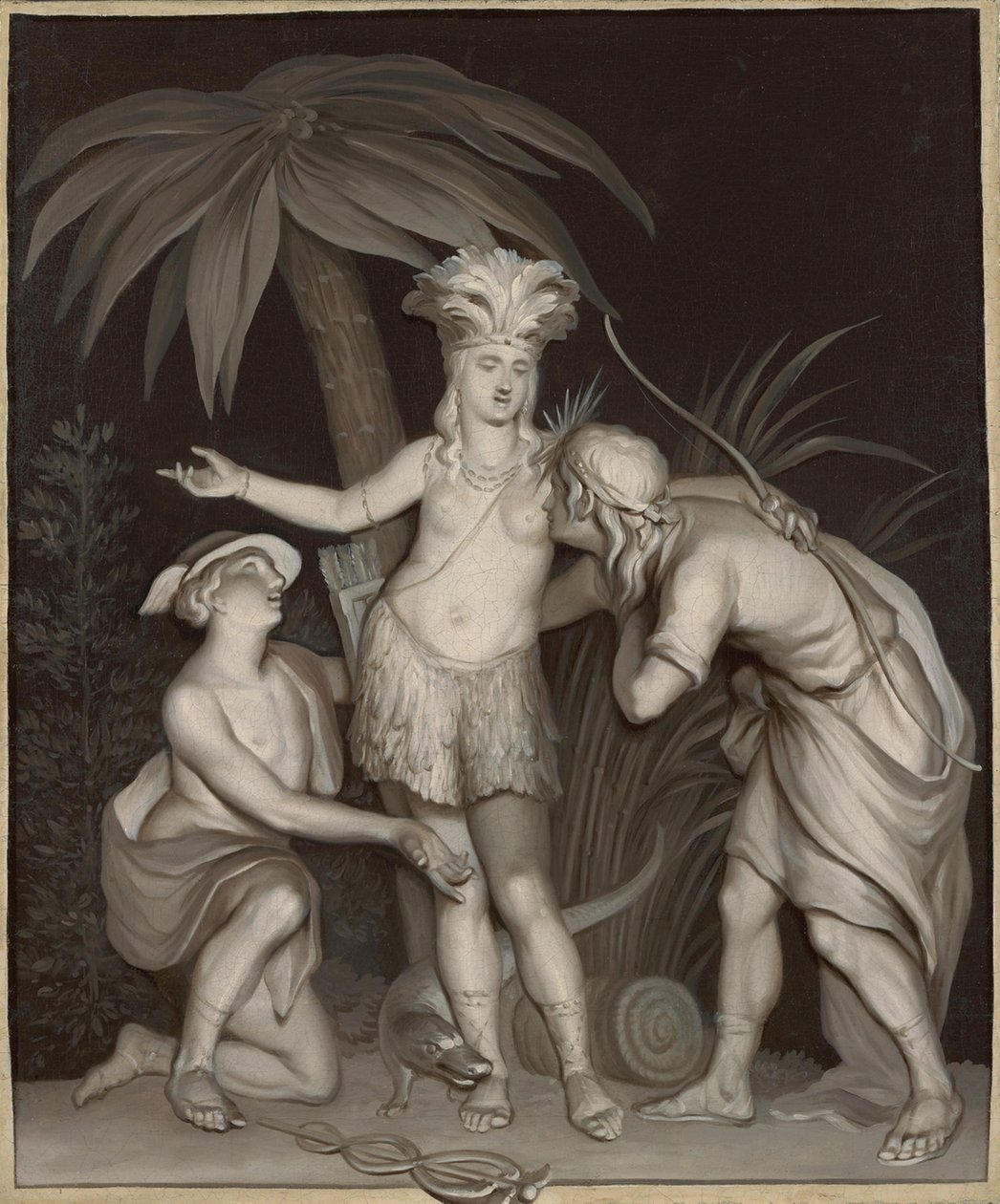 Allegory of Trade with America by Jurriaan Andriessen