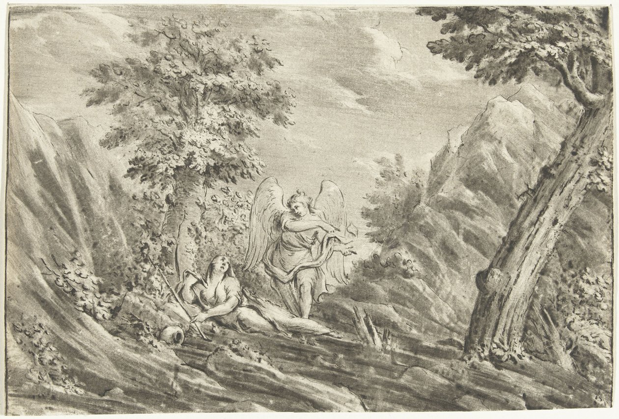 Hagar in the Desert by Jurriaan Cootwijck