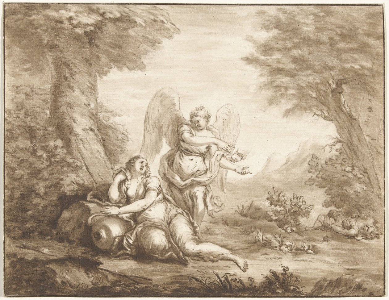 Hagar in the Desert by Jurriaan Cootwijck