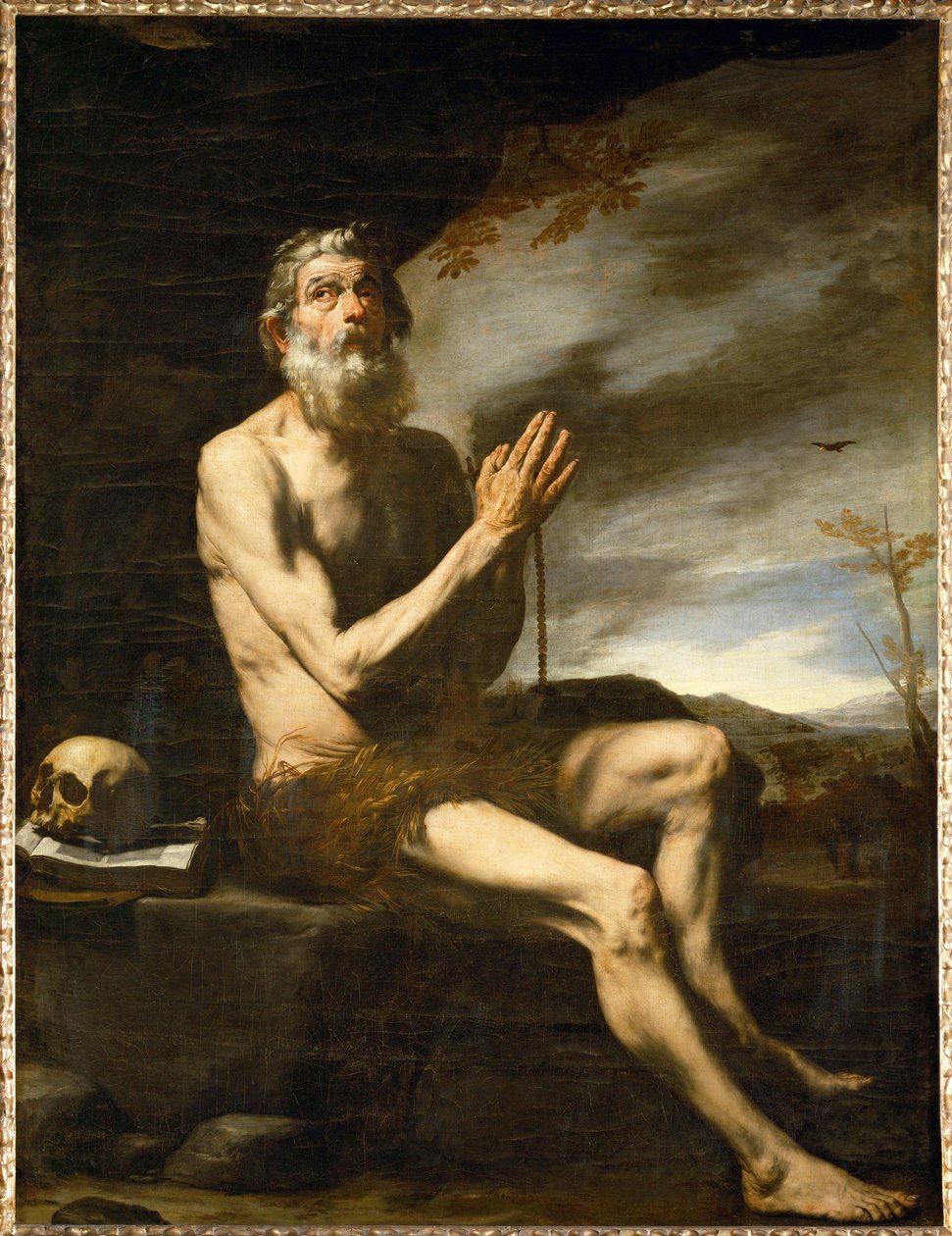 Saint Paul Hermit by Jusepe de (1591-1652) Ribera
